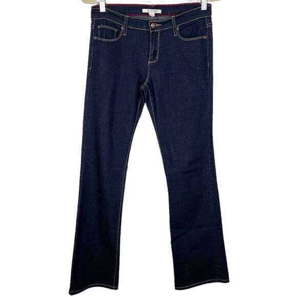 Forever 21 LONG Low-Rise Flare Jeans 29 Dark Wash Y2K - Picture 1 of 5